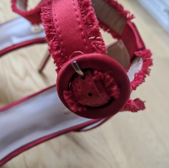 Mix No. 6 Rayane Red Heeled Sandal - Picture 6 of 9